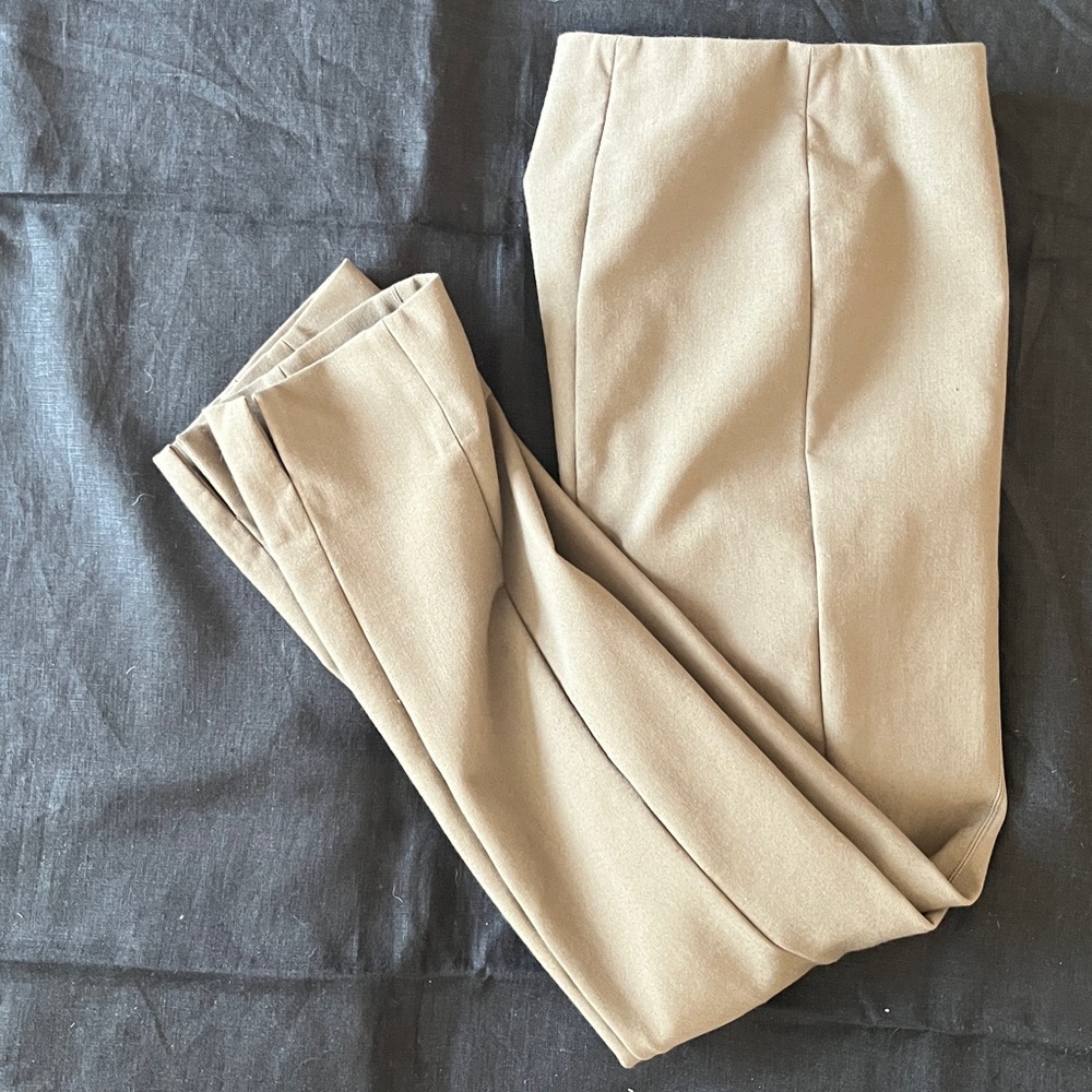 Vince Green Grey Classic Leggings Ankle Slits XS